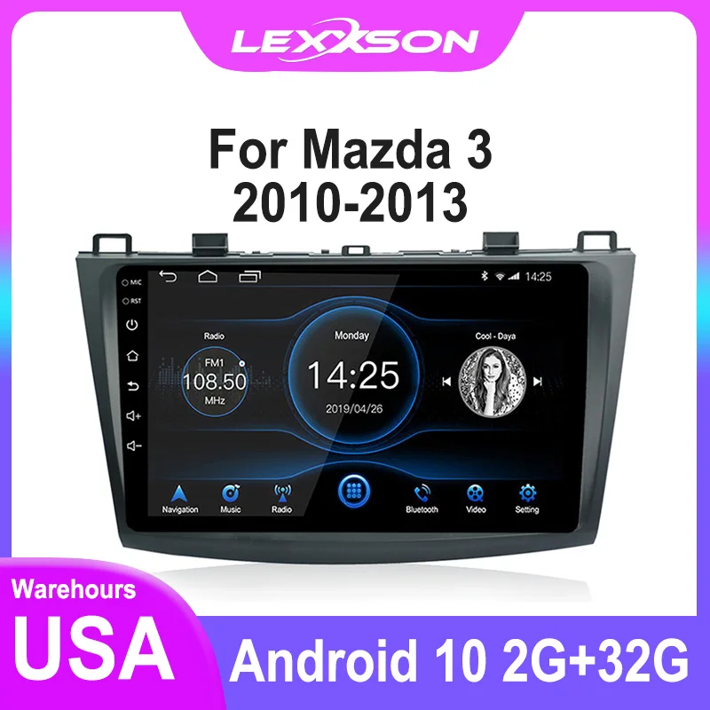 2G+32G DSP Android 10.0 Car Radio Multimedia RDS FM GPS Navi Wifi Mirror Link IPS Screen Stereo for MAZDA 3 2010 2011 2012 2013
2G+32G DSP Android 10.0 Car Radio Multimedia RDS FM GPS Navi Wifi Mirror Link IPS Screen Stereo for MAZDA 3 2010 2011 2012 2013