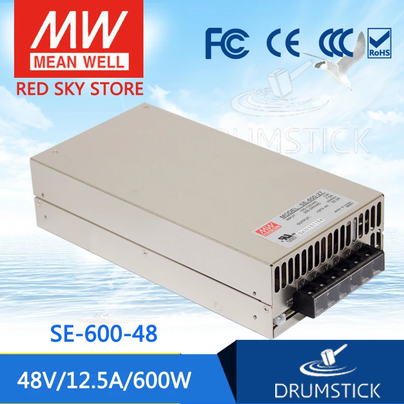 nice MEAN WELL 2Pack SE-600-48 48V 12.5A meanwell SE-600 600W Single Output Power Supply
nice MEAN WELL 2Pack SE-600-48 48V 12.5A meanwell SE-600 600W Single Output Power Supply