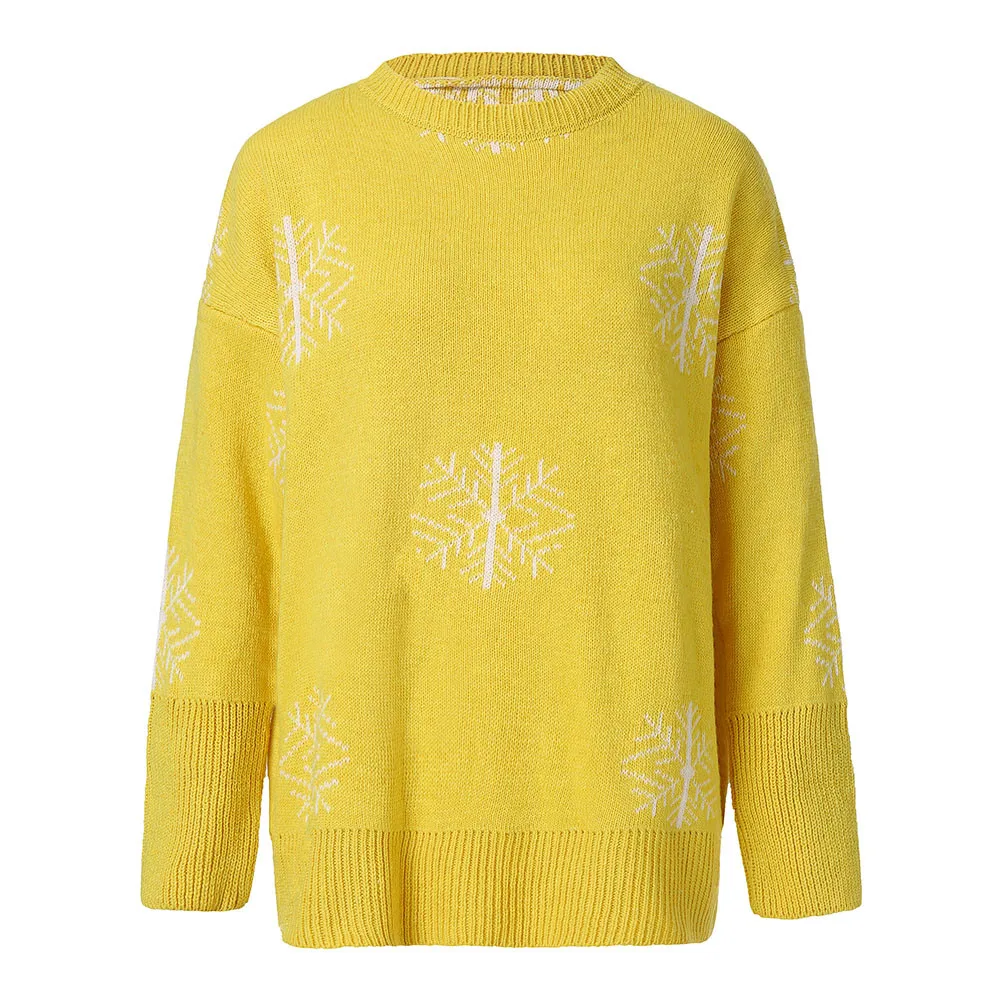 Vogue O Collar Sweater Women Nice Autumn Winter Pattern Knitted Women Pullovers Casual Warm Soft Cashmere Pullover Printing
Vogue O Collar Sweater Women Nice Autumn Winter Pattern Knitted Women Pullovers Casual Warm Soft Cashmere Pullover Printing