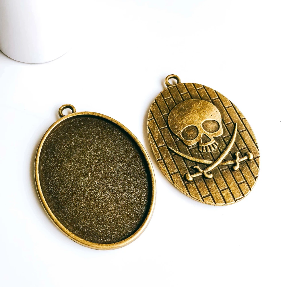 30x40mm Antique Bronze Silver Glass Cabochon Base Necklace Pendant Setting Jewelry Accessories Diy Material 5pcs T299
30x40mm Antique Bronze Silver Glass Cabochon Base Necklace Pendant Setting Jewelry Accessories Diy Material 5pcs T299