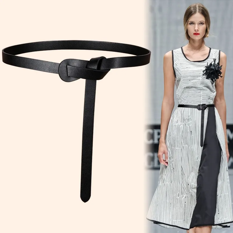 Модный ремень для платья женский тонкий кожаный Ins ветрозащитный модный декоративный костюм пальто с юбкой поясной ремень из искусственной... 
Модный ремень для платья женский тонкий кожаный Ins ветрозащитный модный декоративный костюм пальто с юбкой поясной ремень из искусственной...