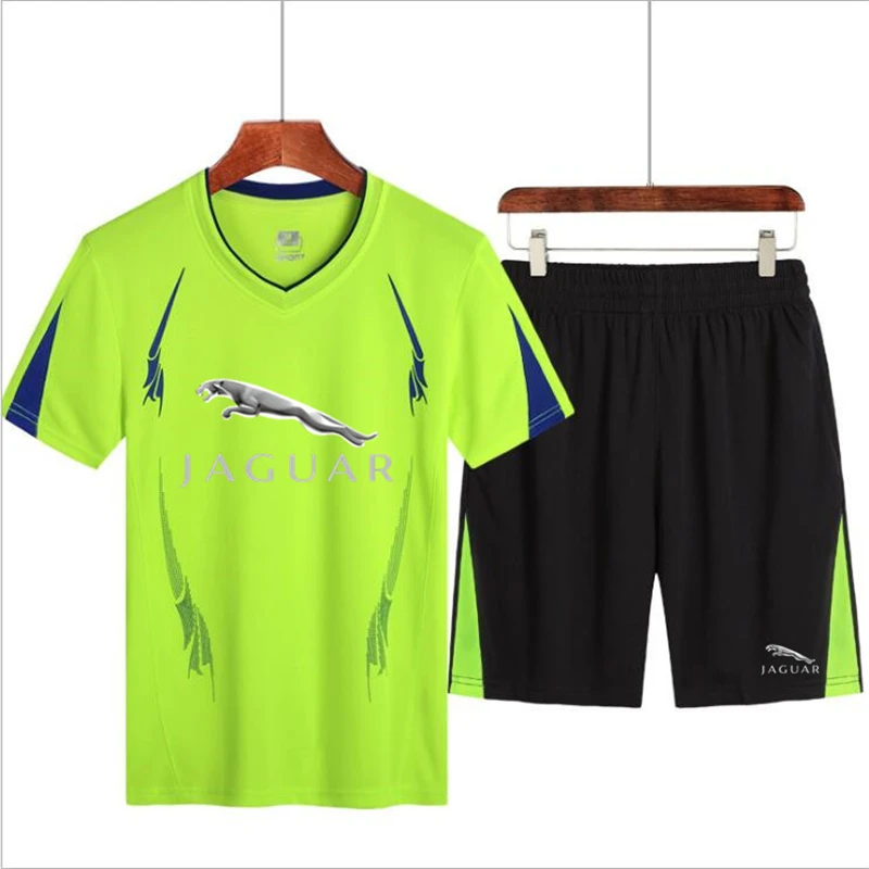 2021 New JAGUAR Car LOGO Men's Summer Hot Sale Printed T-shirt + Shorts Sports Casual Suit Short Sleeve 2-Piece Set
2021 New JAGUAR Car LOGO Men's Summer Hot Sale Printed T-shirt + Shorts Sports Casual Suit Short Sleeve 2-Piece Set