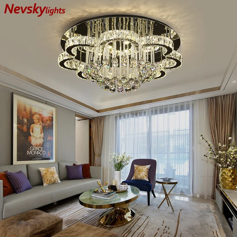 Modern crystal ceiling lights bedroom luxury silver ceiling light living room led Ceiling Lamps dining crystal Fixtures kitchen
Modern crystal ceiling lights bedroom luxury silver ceiling light living room led Ceiling Lamps dining crystal Fixtures kitchen