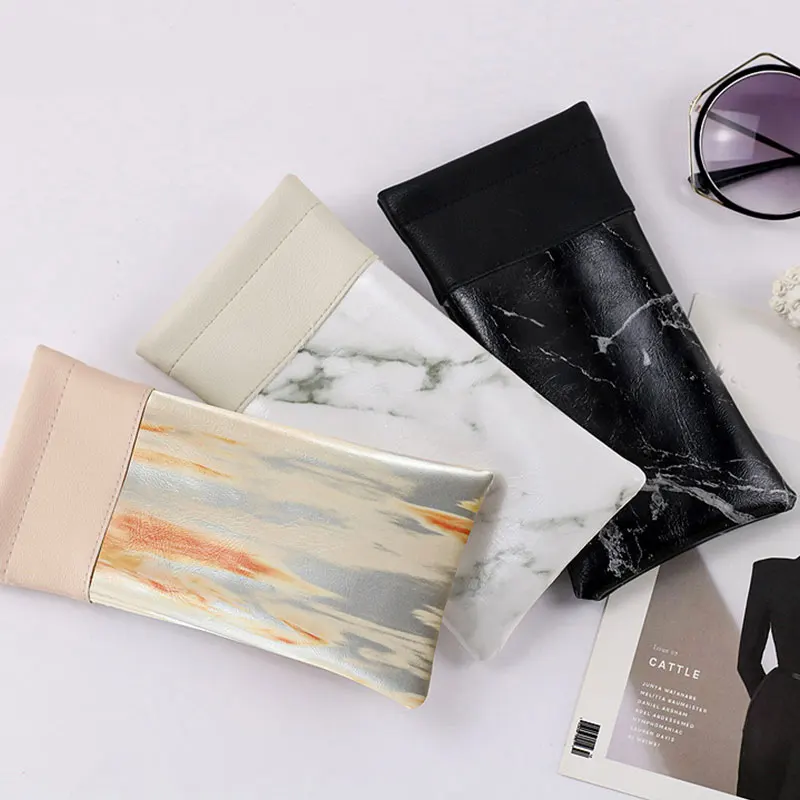 Marble Pattern Glasses Bag Universal Personality PU Leather Sunglasses Holder Portable Simple Nice-looking Eyewear Protector
Marble Pattern Glasses Bag Universal Personality PU Leather Sunglasses Holder Portable Simple Nice-looking Eyewear Protector