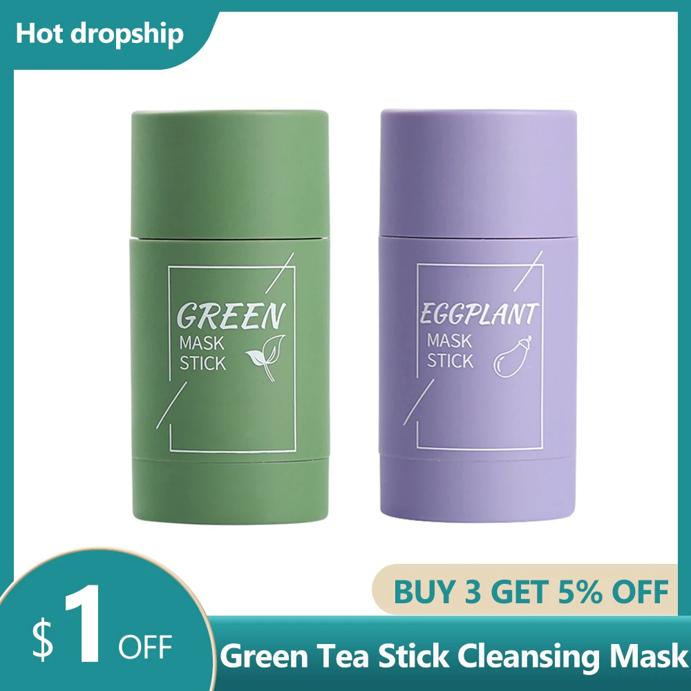 Cleansing Green Tea Mask Stick Face Clean Mask Mud Whitening Moisturizing Purifying Face Masks Clay Stick Oil Control Skin Care
Cleansing Green Tea Mask Stick Face Clean Mask Mud Whitening Moisturizing Purifying Face Masks Clay Stick Oil Control Skin Care