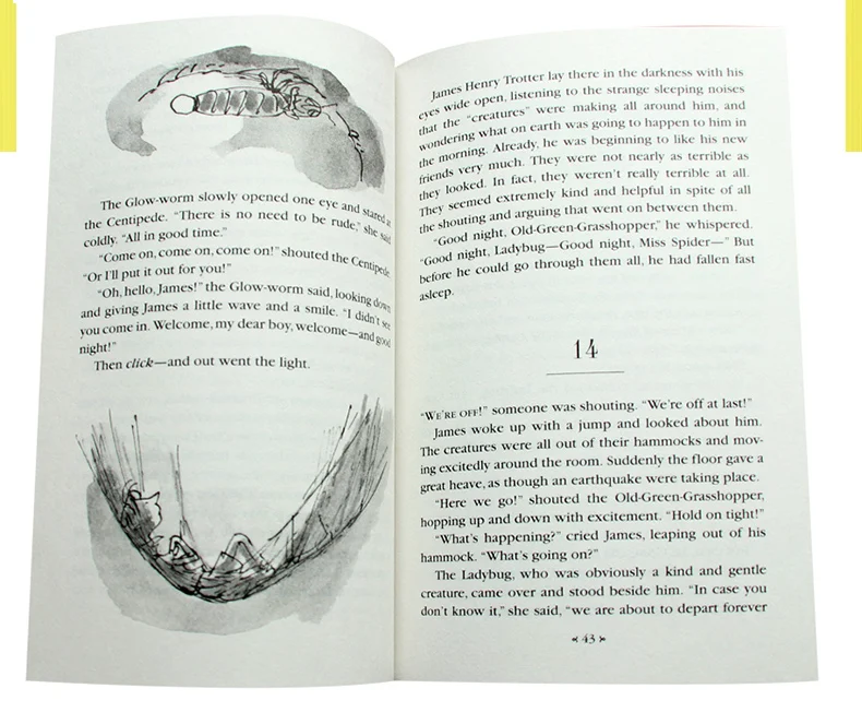Original Popular Comic Books James and the Giant Peach Roald Dahl Mr fox English Novel Book for Children
Original Popular Comic Books James and the Giant Peach Roald Dahl Mr fox English Novel Book for Children