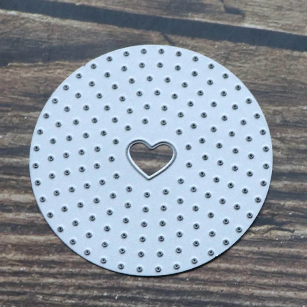 Circle Frame Dots Heart Metal Cutting Dies Scrapbooking Craft Mold Cut Die Stencil Handmade Paper Card Make Template
Circle Frame Dots Heart Metal Cutting Dies Scrapbooking Craft Mold Cut Die Stencil Handmade Paper Card Make Template