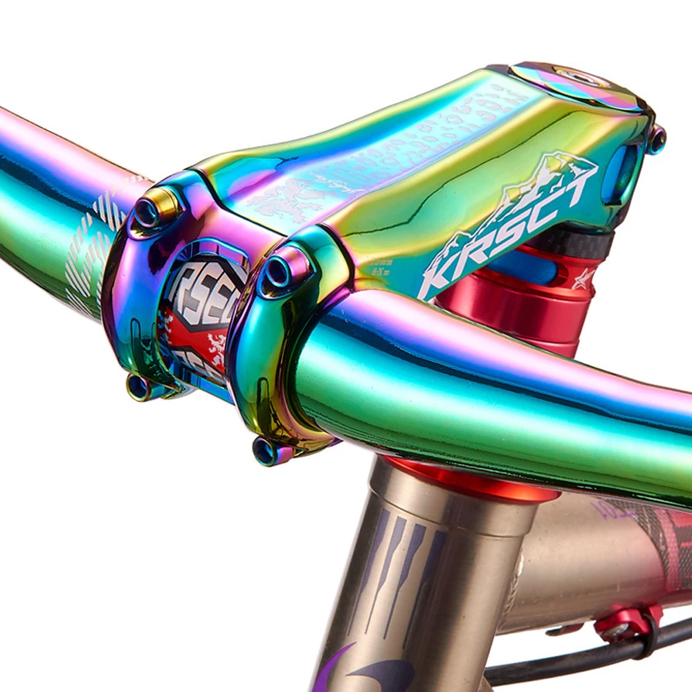 KRSCT CNC Color Bike Body Road Mountain Bike Stem MTB 20 Degrees 28.6 * 31.8mm 80/90 / 100mm Bicycle Parts Colorful Riser
KRSCT CNC Color Bike Body Road Mountain Bike Stem MTB 20 Degrees 28.6 * 31.8mm 80/90 / 100mm Bicycle Parts Colorful Riser