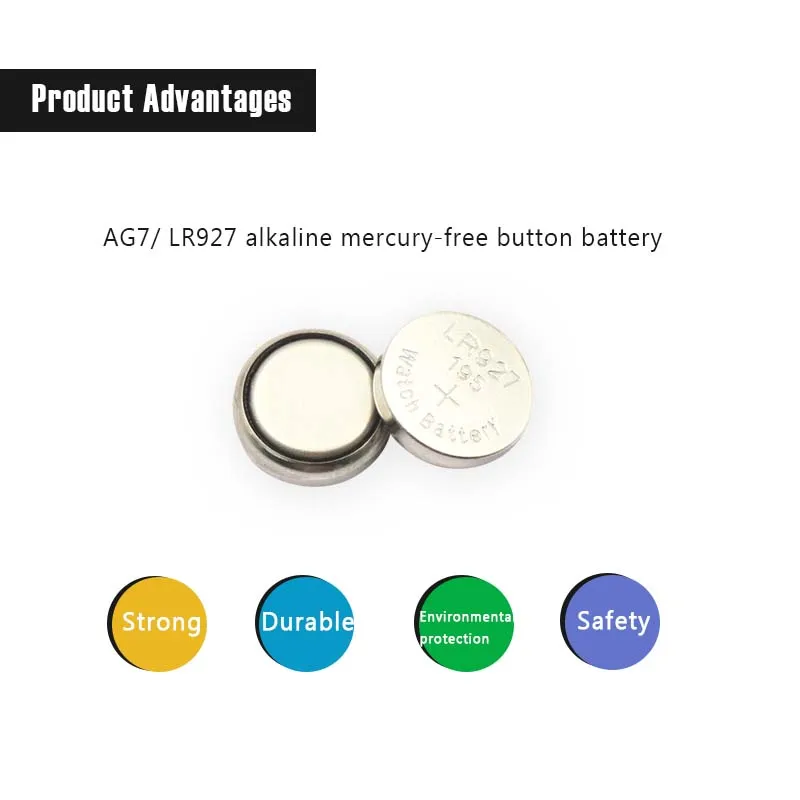 DEAH 30 шт. 1 55 в AG7 LR927 щелочная батарея для монет SR927W 399 GR927 LR57 395A 195 кнопочные батареи