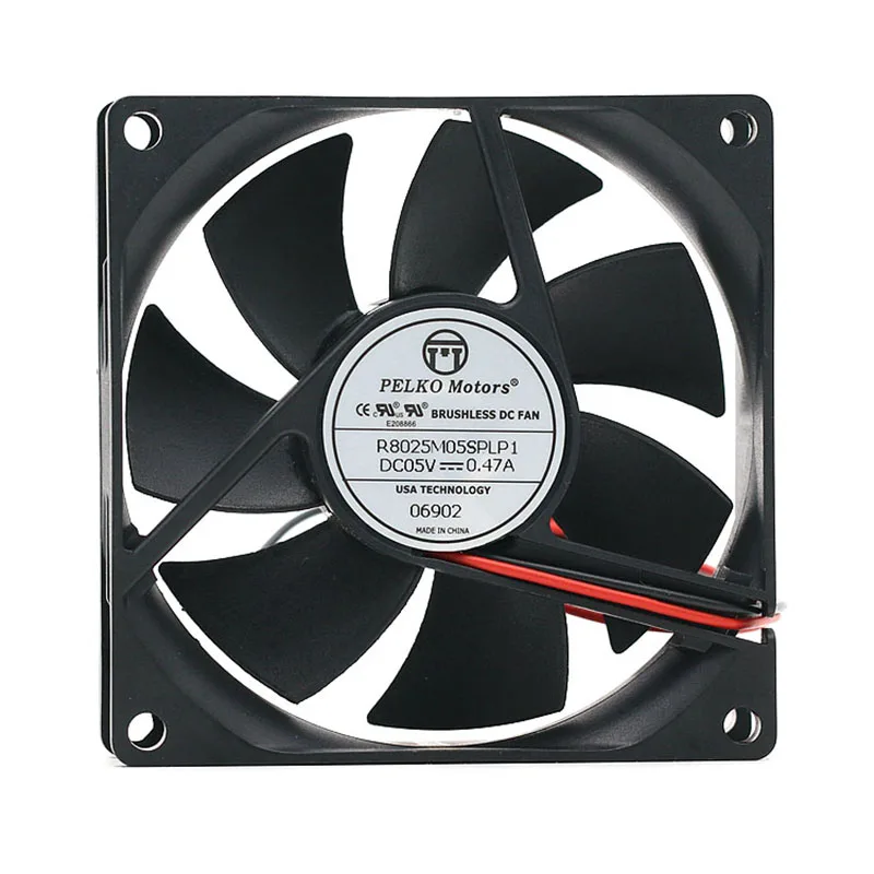All New 8cm Keshuo R8025m05splp1 5v 0.47a Max Airflow Rate USB Amplifier Router Fan 8025
All New 8cm Keshuo R8025m05splp1 5v 0.47a Max Airflow Rate USB Amplifier Router Fan 8025