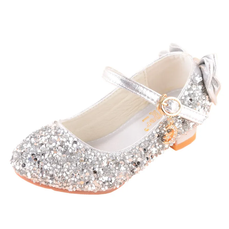 High heel Sequin dress princess shoes school kids bow little girl shoes for children party wedding 3 4 5 6 7 8 9 10 11 12 years
High heel Sequin dress princess shoes school kids bow little girl shoes for children party wedding 3 4 5 6 7 8 9 10 11 12 years