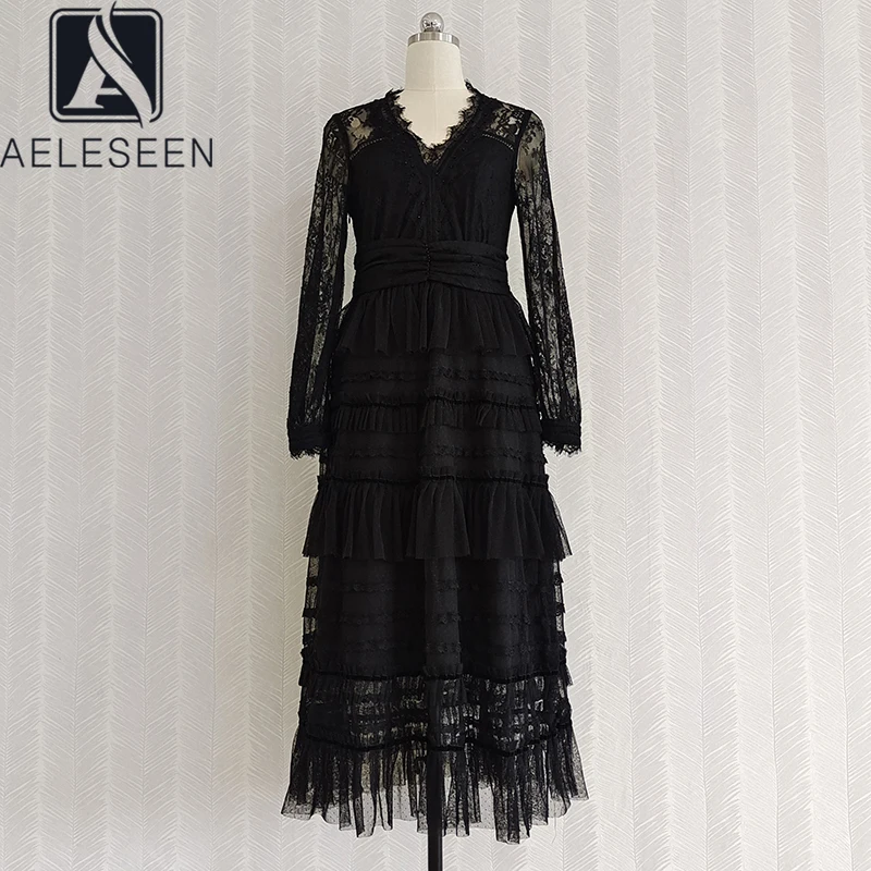 Кружевное Вечернее Платье AELESEEN, с длинным рукавом и V-образным вырезом, с каскадными оборками, белого и черного цветов, для подиума, для вечер...
Кружевное Вечернее Платье AELESEEN, с длинным рукавом и V-образным вырезом, с каскадными оборками, белого и черного цветов, для подиума, для вечер...