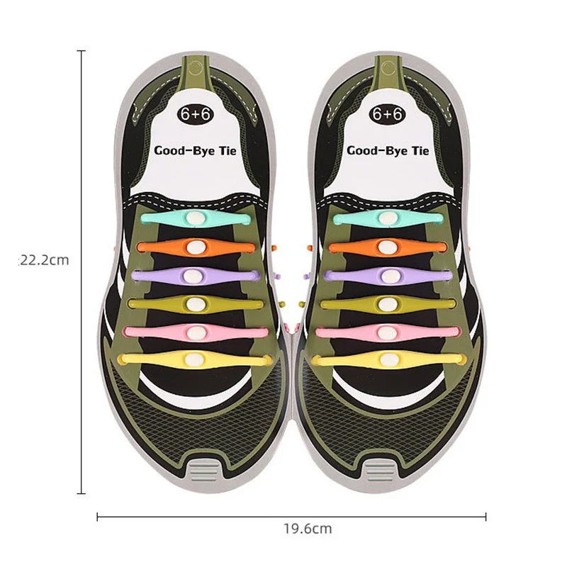Portable Shoes Accessories Elastic Silicone Shoelaces Elastic Shoelace Creative Lazy Silicone Laces No Tie Rubber Lace
Portable Shoes Accessories Elastic Silicone Shoelaces Elastic Shoelace Creative Lazy Silicone Laces No Tie Rubber Lace