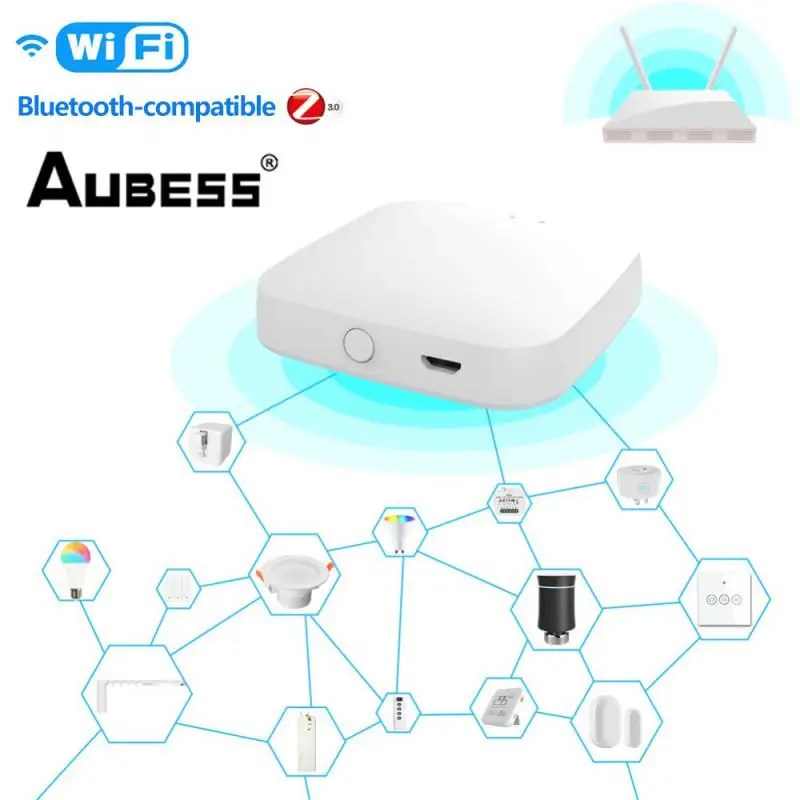 Универсальный шлюз Aubess Tuya ZigBee, хаб с поддержкой Wi-Fi и Bluetooth, управление через приложение, для умного дома
Универсальный шлюз Aubess Tuya ZigBee, хаб с поддержкой Wi-Fi и Bluetooth, управление через приложение, для умного дома