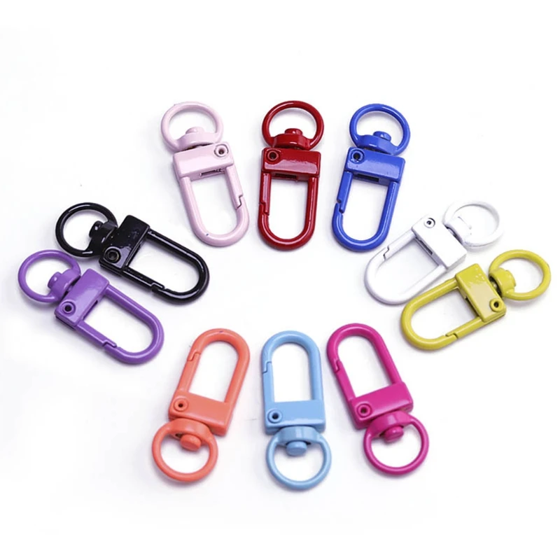 10pcs Bag Accessories Handbags Clasps Handle Metal Clasp Swivel Clips Dog Chain Collar Snap Hooks Key Rings
10pcs Bag Accessories Handbags Clasps Handle Metal Clasp Swivel Clips Dog Chain Collar Snap Hooks Key Rings
