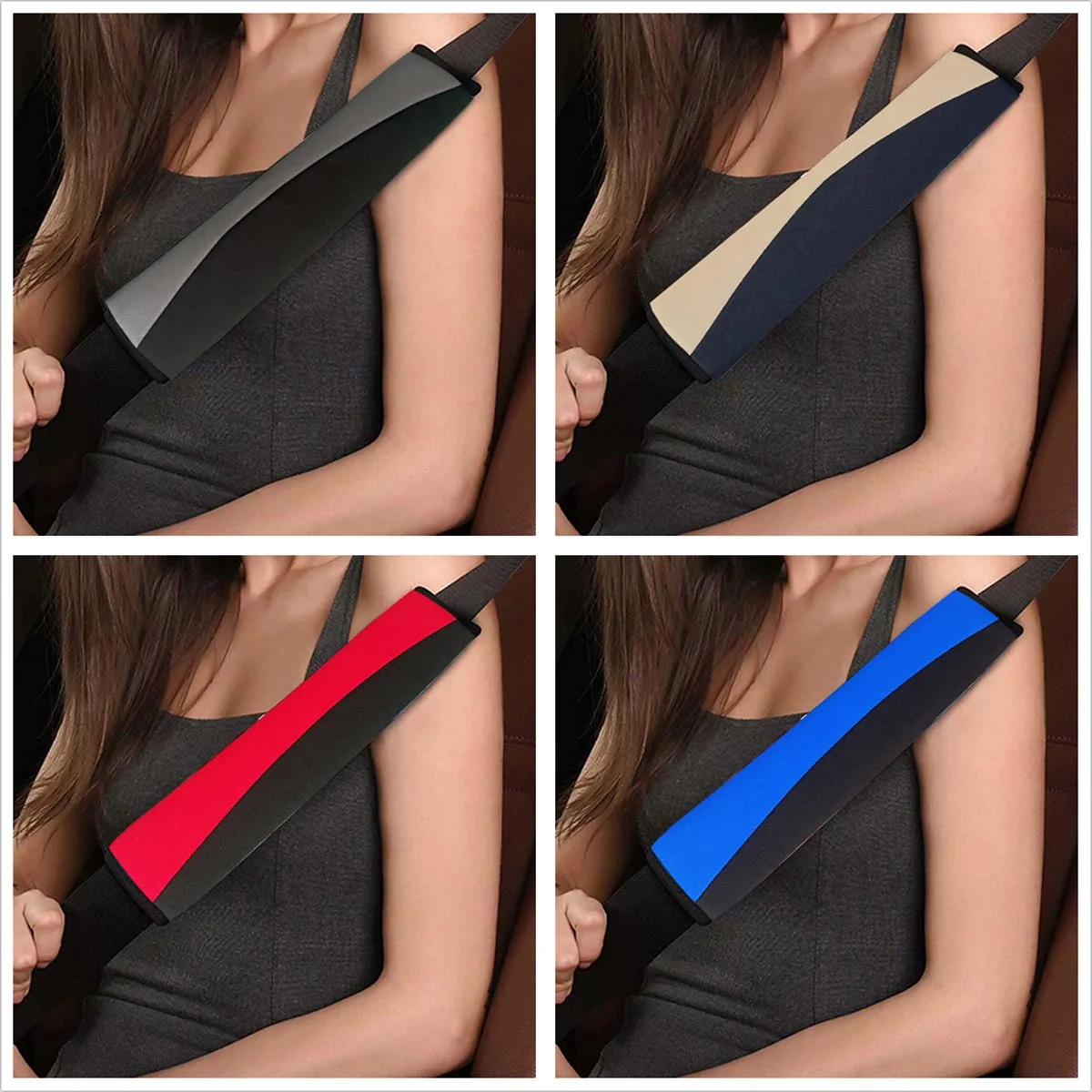 2pcs Car Seat Belt Cover Pad Universal Seat Belt Shoulder Pad Protector Auto Interior Accessories for Front and Back Seat
2pcs Car Seat Belt Cover Pad Universal Seat Belt Shoulder Pad Protector Auto Interior Accessories for Front and Back Seat