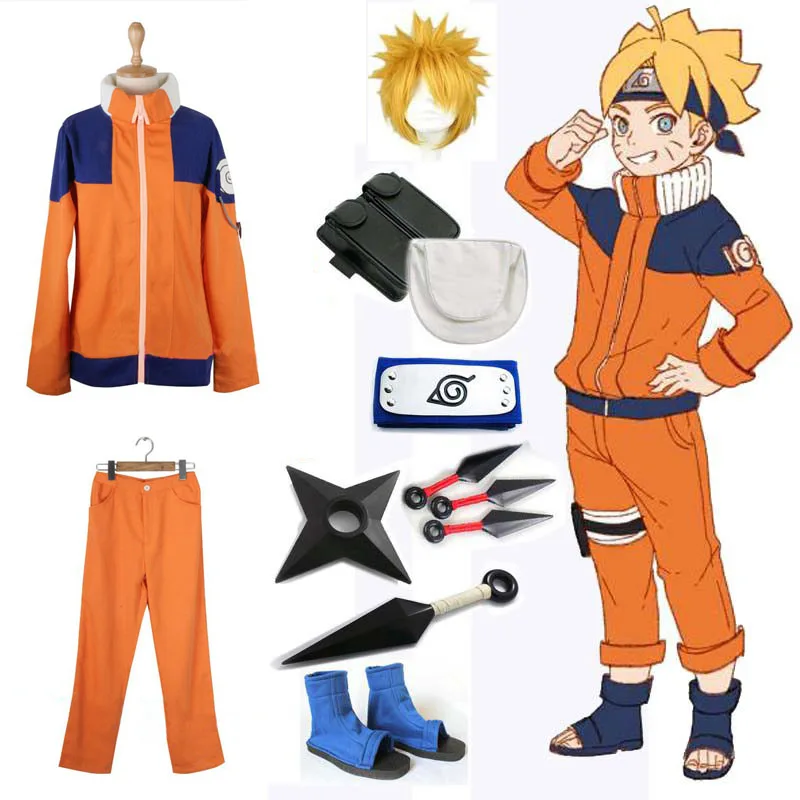 Haruto Shippuden Uzumaki 1st Cosplay Costume Adult Men Fancy Party Uniform Outfit with Weapon Props for Halloween Costume
Haruto Shippuden Uzumaki 1st Cosplay Costume Adult Men Fancy Party Uniform Outfit with Weapon Props for Halloween Costume