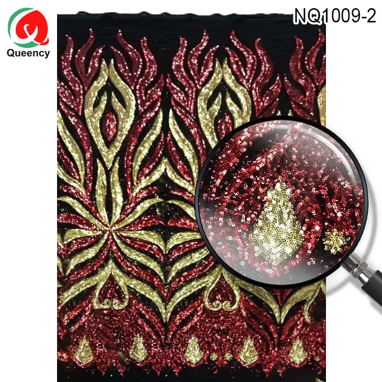 NQ1009 Nigerian Sequins Laces Fabrics High Quality Tulle African Laces Fabric Gold Sequins Net Lace MaterialFor Wedding Dress
NQ1009 Nigerian Sequins Laces Fabrics High Quality Tulle African Laces Fabric Gold Sequins Net Lace MaterialFor Wedding Dress