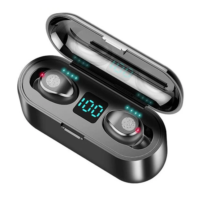 TWS Bluetooth V5.0 беспроводной сенсорный наушник светодиодный дисплей стерео