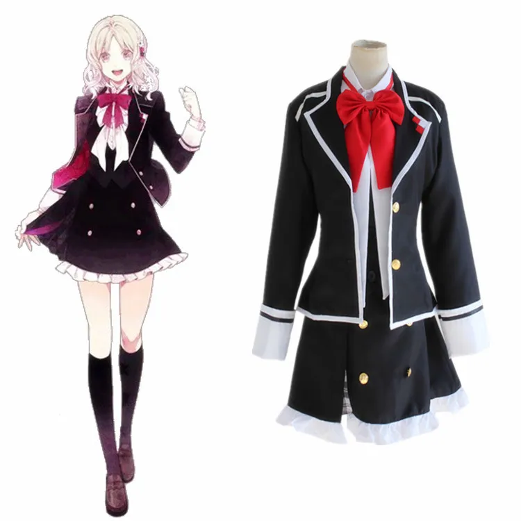 Anime Diabolik Lovers Cosplay Costumes Yui Komori Cosplay Costume School Uniforms Halloween Party Game Women Cosplay Dresses
Anime Diabolik Lovers Cosplay Costumes Yui Komori Cosplay Costume School Uniforms Halloween Party Game Women Cosplay Dresses