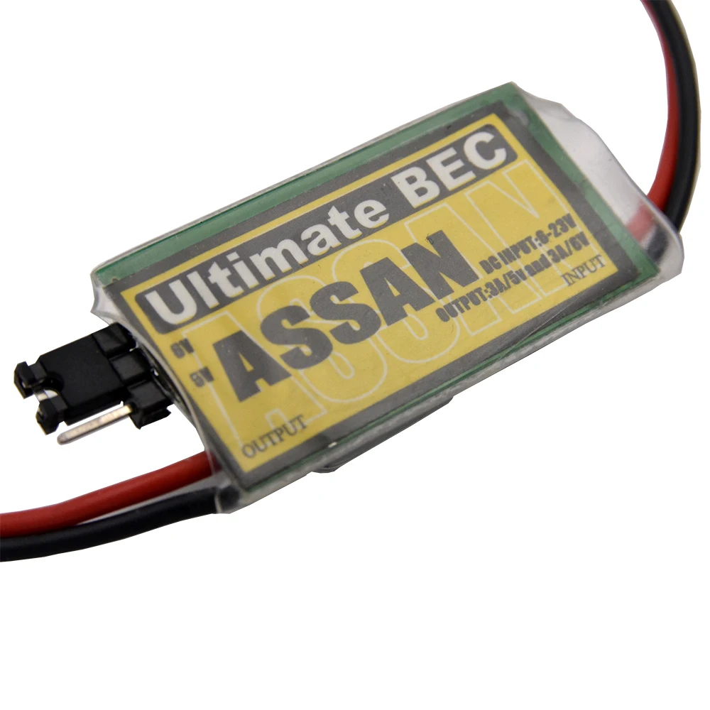 Выход ASSAN 3A UBEC 3A/5V и 3a/6V вход 6V 23V 2 6S LipoInput переключатель режима BEC для