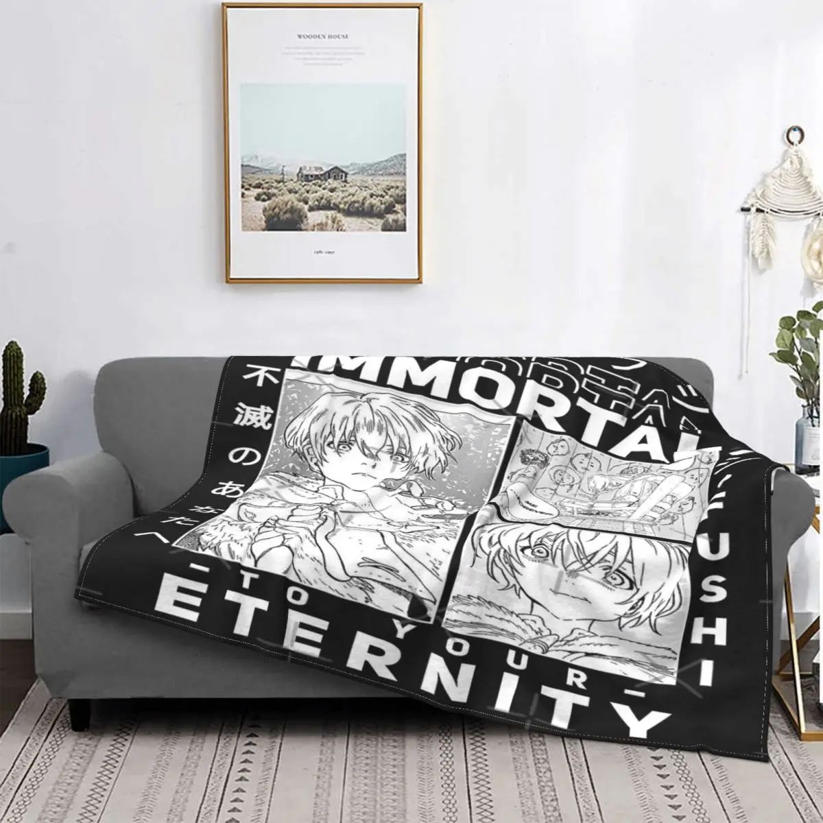 To Your Eternity-Manta Fushi 1, para cama colcha, edredón a cuadros, manta a cuadros, Sudadera con capucha, colchas para cama 
To Your Eternity-Manta Fushi 1, para cama colcha, edredón a cuadros, manta a cuadros, Sudadera con capucha, colchas para cama