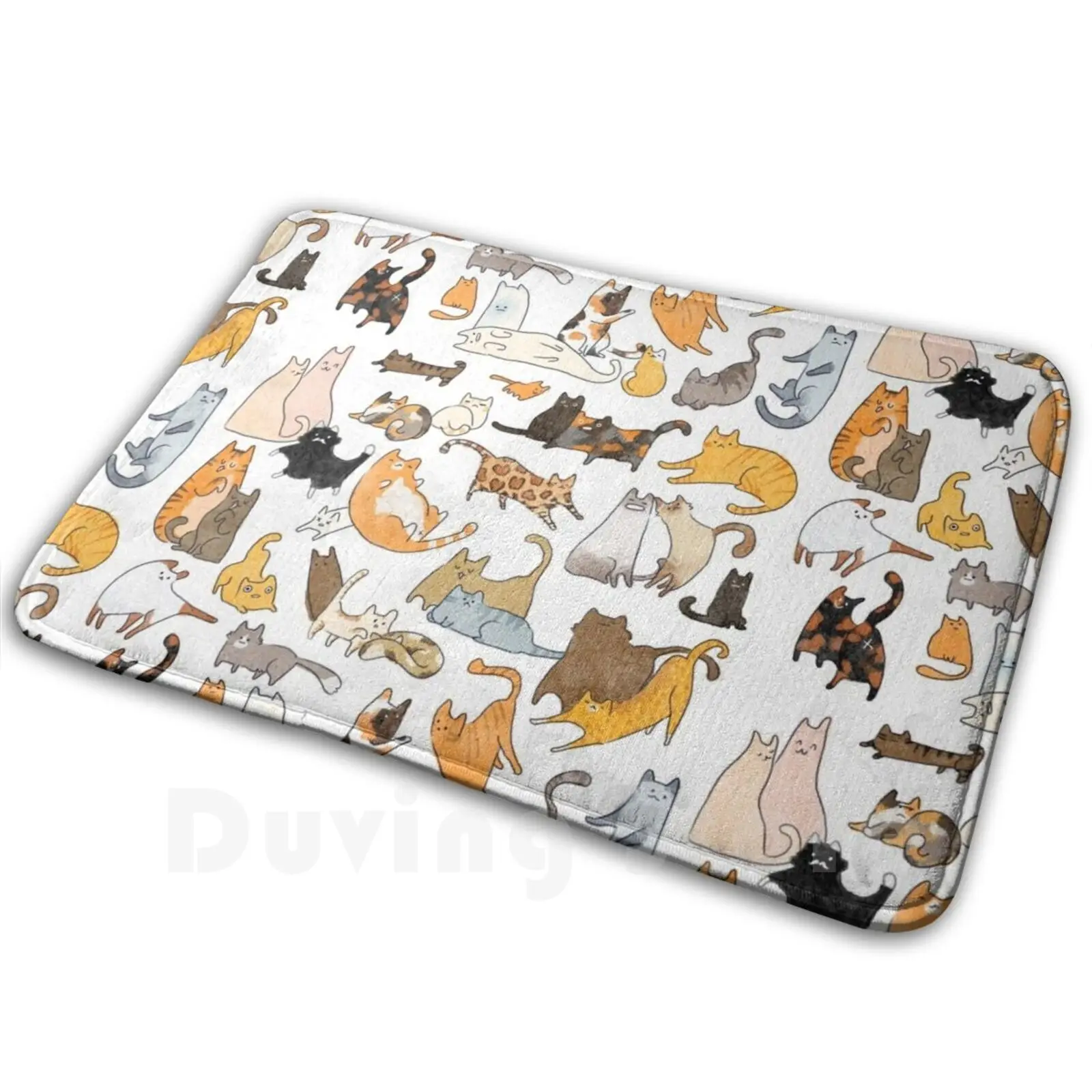 Cat Breeds Pattern Print Soft Non-Slip Mat Rug Carpet Cushion Cat Cats Colourful Colour Colours Fun Silly Pattern Cat
Cat Breeds Pattern Print Soft Non-Slip Mat Rug Carpet Cushion Cat Cats Colourful Colour Colours Fun Silly Pattern Cat