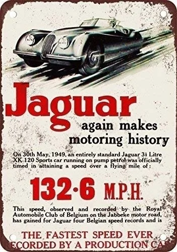 Poster Wall Plaque Jaguar Vintage Look Reproduction Metal Sign for Front Door Aluminum Sign Vintage Metal Sign Tin Sign Home
Poster Wall Plaque Jaguar Vintage Look Reproduction Metal Sign for Front Door Aluminum Sign Vintage Metal Sign Tin Sign Home
