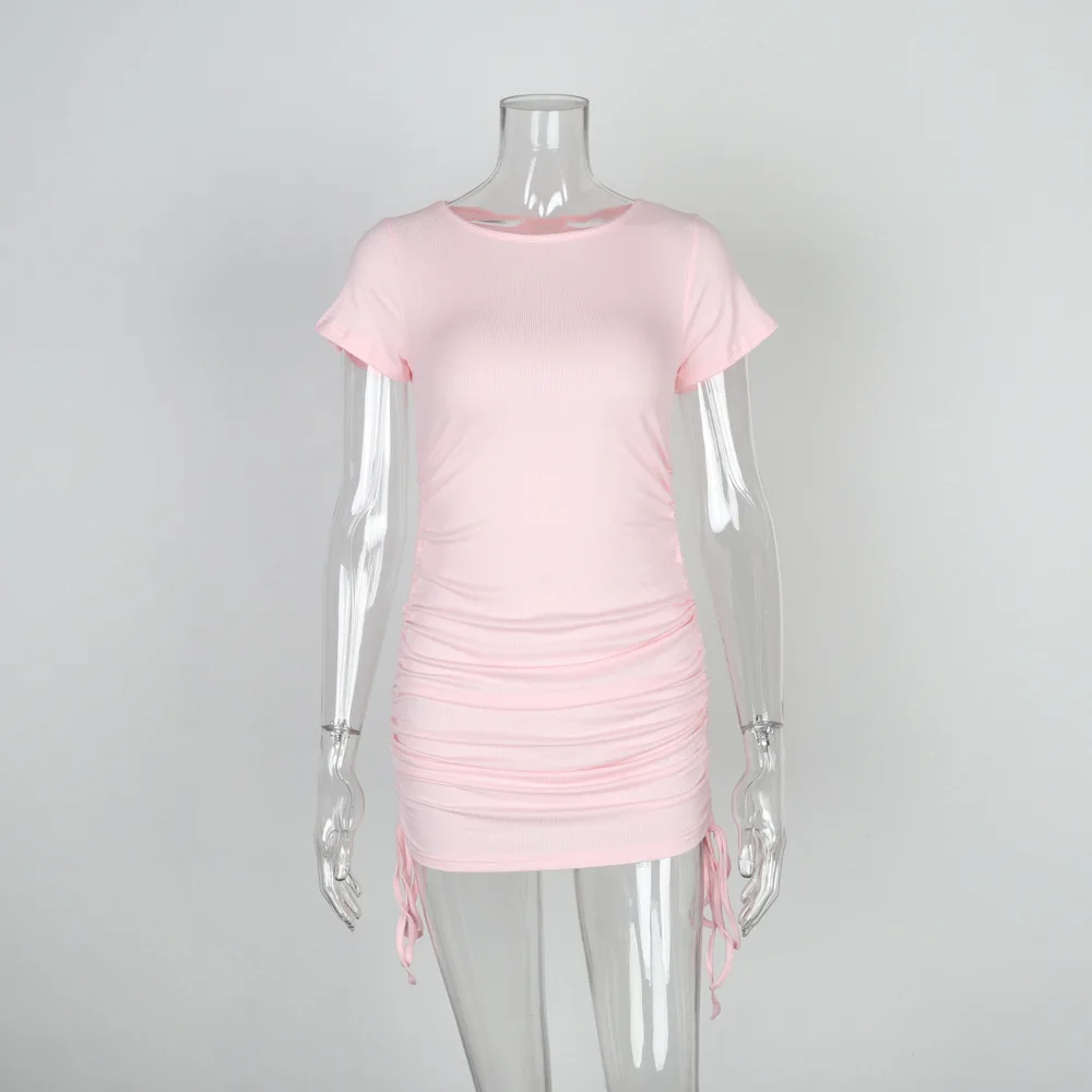 Black drawstring drawstring sexy summer new style dress ladies short sleeve elastic mini dress casual party dress
Black drawstring drawstring sexy summer new style dress ladies short sleeve elastic mini dress casual party dress