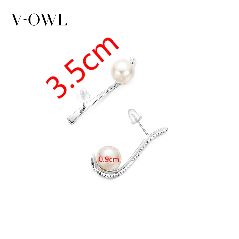 V-Owl Original Design Silver Color Ear Stud Pearl Zircon Decorative Note Earrings Earrings for Women
V-Owl Original Design Silver Color Ear Stud Pearl Zircon Decorative Note Earrings Earrings for Women