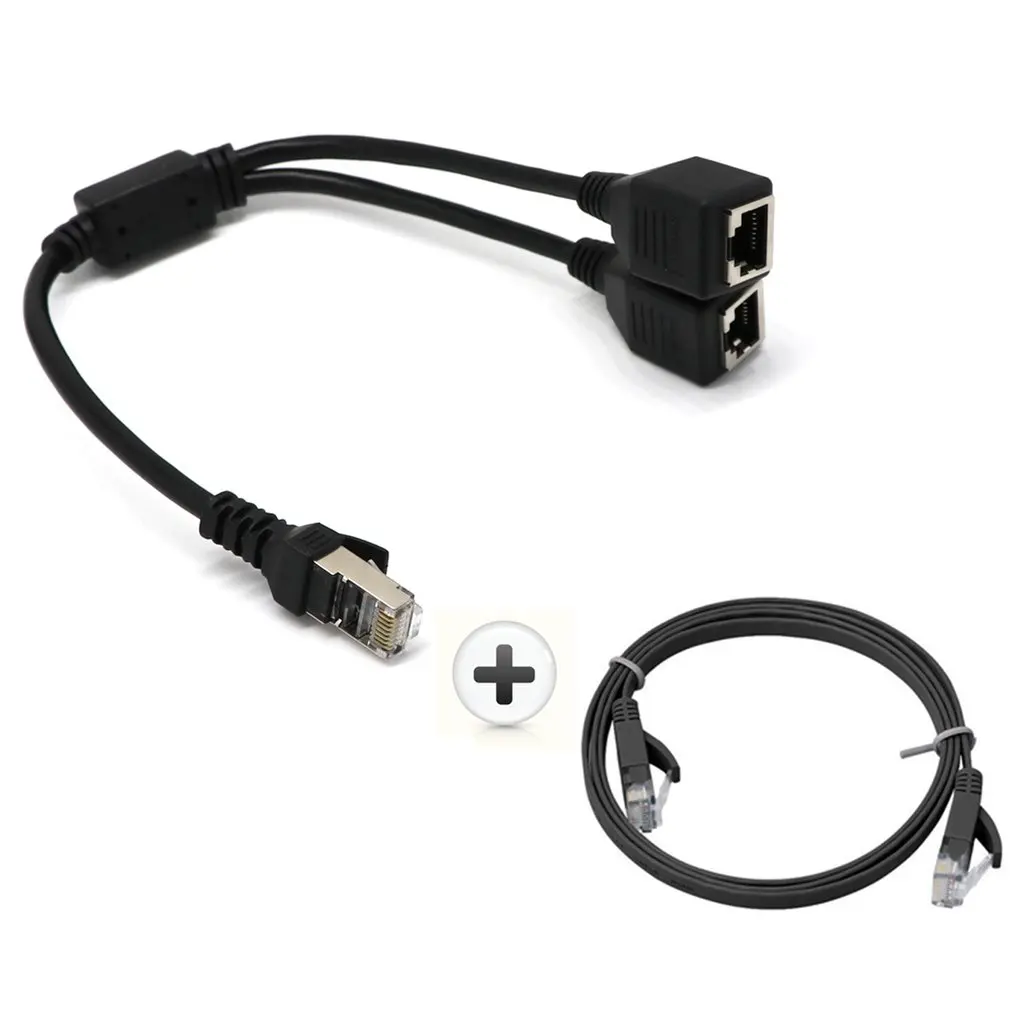 Разветвитель RJ45 (штекер)/2 RJ45 (разъем), Для подключения к сети Ethernet, устойчивая передача данных, Cat5e, Cat5, Cat6
Разветвитель RJ45 (штекер)/2 RJ45 (разъем), Для подключения к сети Ethernet, устойчивая передача данных, Cat5e, Cat5, Cat6