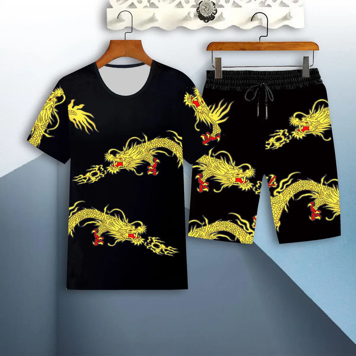 Single piece/suit men's short-sleeved T-shirt summer tide brand 2021 new loose trend clothes a set of handsome
Single piece/suit men's short-sleeved T-shirt summer tide brand 2021 new loose trend clothes a set of handsome