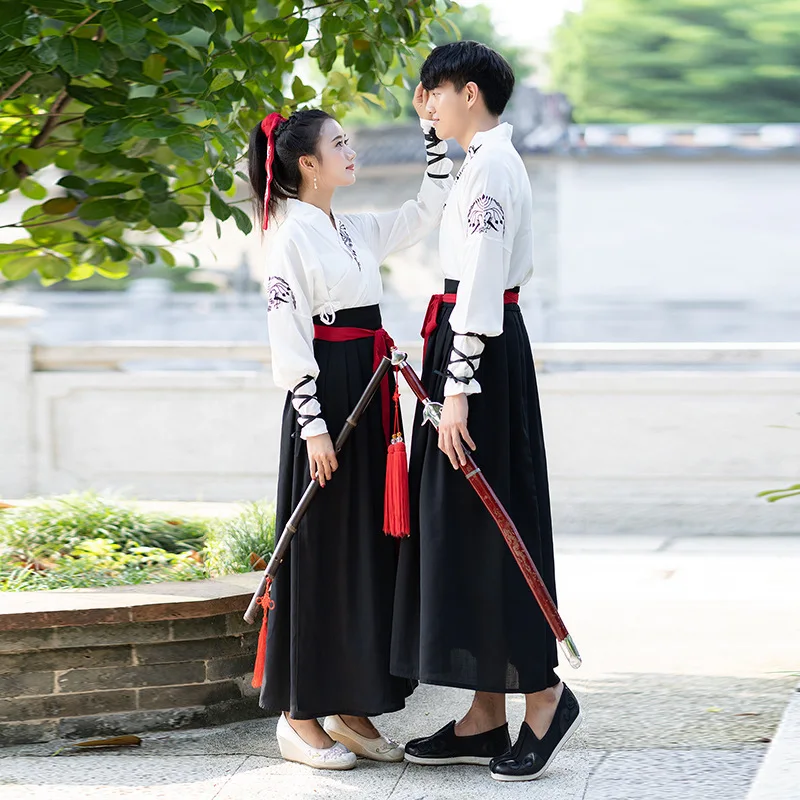female chivalrous couple CP suit embroidered Han element graduation class uniform daily improved ancient costume man
female chivalrous couple CP suit embroidered Han element graduation class uniform daily improved ancient costume man