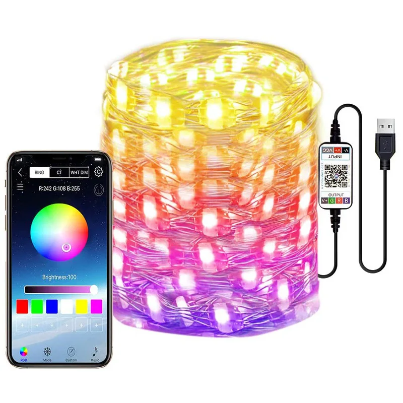 Christmas Tree Decor Bluetooth Led Solar String Lights Merry Xmas For Home USB Smart Lamp Navidad Noel Gifts New Year Decoration
Christmas Tree Decor Bluetooth Led Solar String Lights Merry Xmas For Home USB Smart Lamp Navidad Noel Gifts New Year Decoration