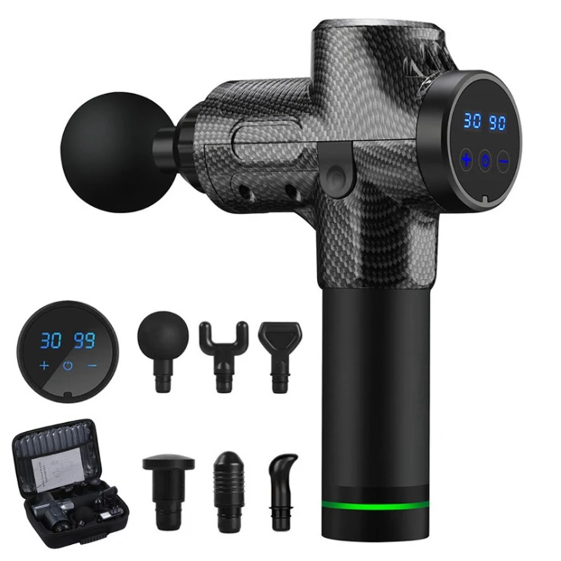 Massage Gun Deep Tissue Percussion Muscle Massager For Pain Relief 30 Speeds LCD Touch Display Fascia Gun Electric Body Massager
Massage Gun Deep Tissue Percussion Muscle Massager For Pain Relief 30 Speeds LCD Touch Display Fascia Gun Electric Body Massager