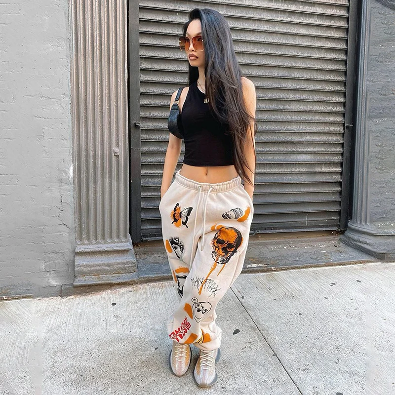 InstaHot Women Sweat Pant Harajuku Cartoon Printed Trousers Jogger 2021 Drawstring Cargo Pant Streetwear Casual Sweatpant Autumn
InstaHot Women Sweat Pant Harajuku Cartoon Printed Trousers Jogger 2021 Drawstring Cargo Pant Streetwear Casual Sweatpant Autumn