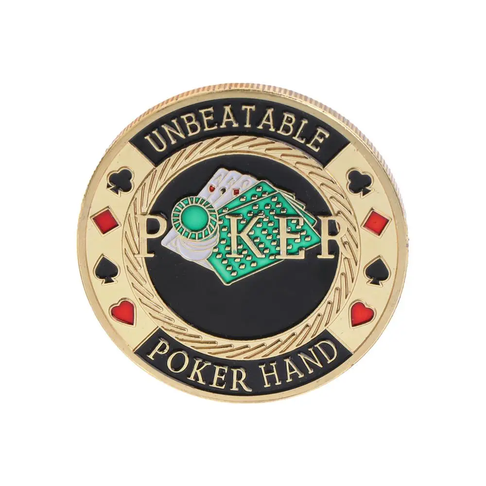Metal Poker Card Guard Texas Hold'em Chips Commemorative Coin Gold Plated Gift
Metal Poker Card Guard Texas Hold'em Chips Commemorative Coin Gold Plated Gift