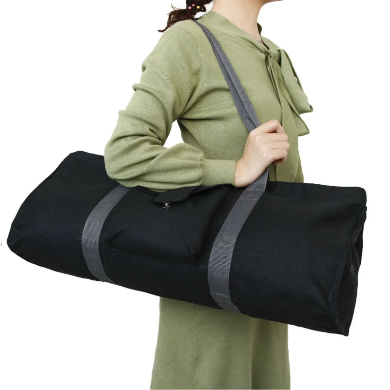 Convenience Black Portable Yoga Mat Bag Canvas Pilates Carrier Mesh Center Adjustable Sport Tool
Convenience Black Portable Yoga Mat Bag Canvas Pilates Carrier Mesh Center Adjustable Sport Tool