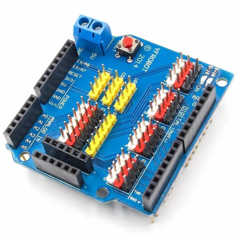 Плата датчика расширения 1 щит для ПК UNO R3 V5.0 Электрический модуль Новый Для arduino uno