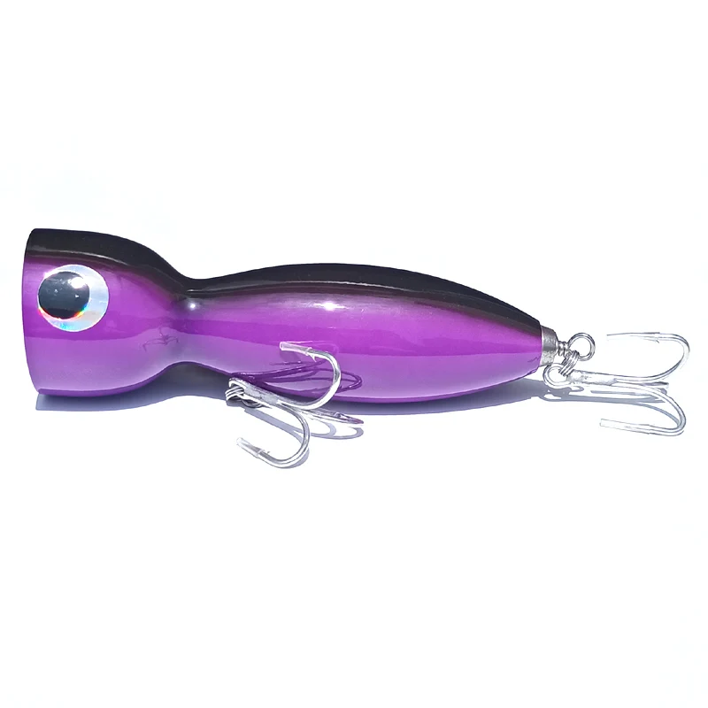 AS 150g Wooden Popper Tuna Wood Bait Big Game Boat Fishing Lure Treble Hooks Saltwater Topwater Carp SwimBait Trolling Fishing
AS 150g Wooden Popper Tuna Wood Bait Big Game Boat Fishing Lure Treble Hooks Saltwater Topwater Carp SwimBait Trolling Fishing