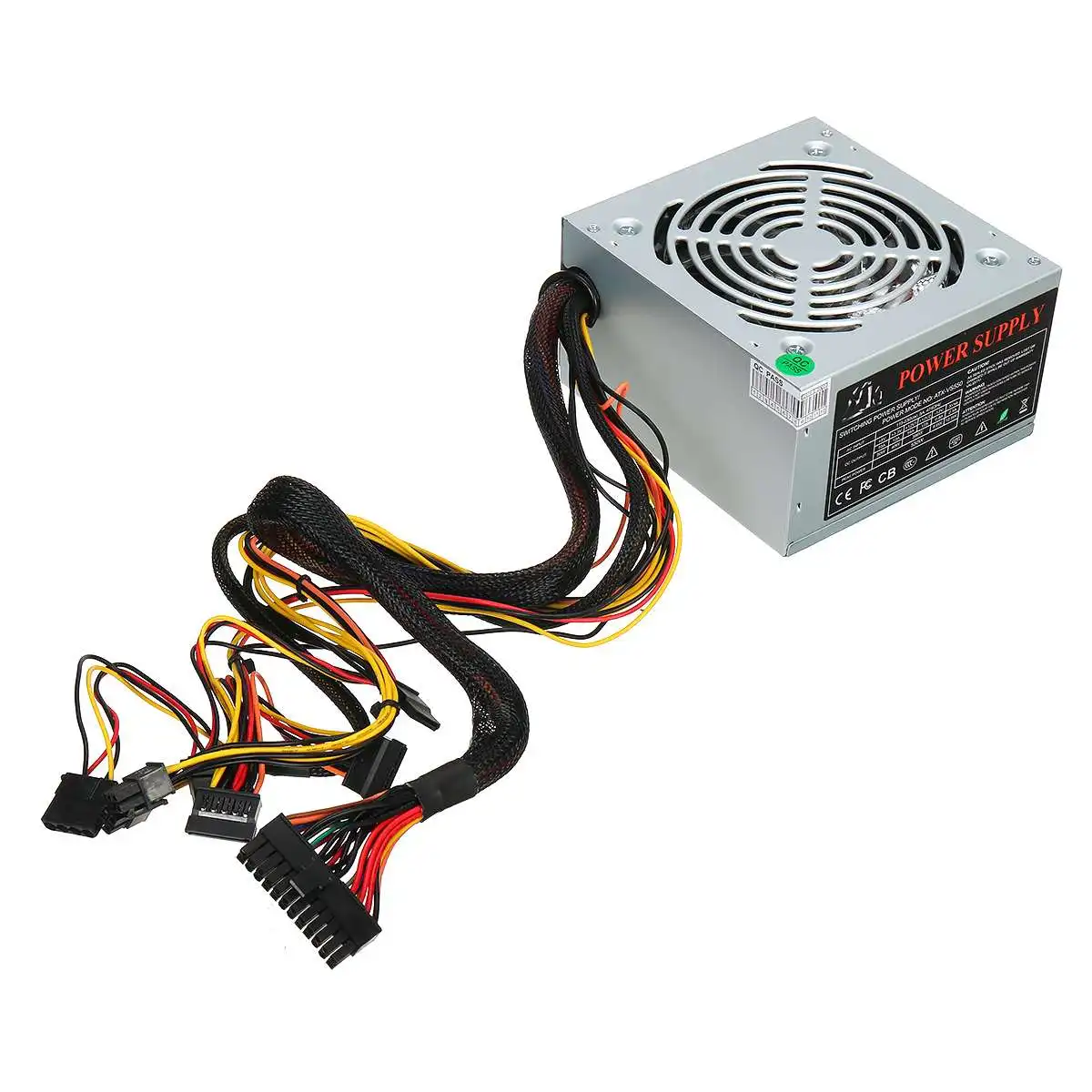 NEW 550W PC Power Passive PFC With Flash Light Mute Wear-resisting 12V ATX Computer Case Host Power Supply for all CPU
NEW 550W PC Power Passive PFC With Flash Light Mute Wear-resisting 12V ATX Computer Case Host Power Supply for all CPU