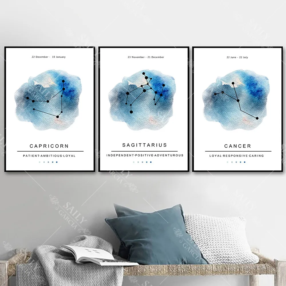 Constellations Nursery Wall Art Print Zodiac Astrology Sign Canvas Art Painting Blue Kids Poster Boy Room Pictures Wall Decor
Constellations Nursery Wall Art Print Zodiac Astrology Sign Canvas Art Painting Blue Kids Poster Boy Room Pictures Wall Decor