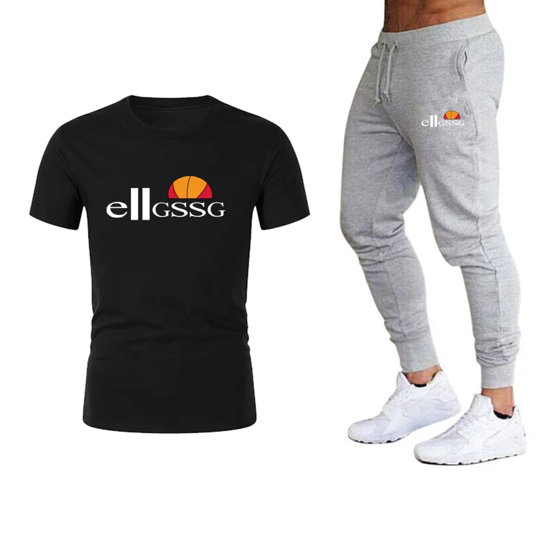2021 new fashion sports T-shirt men's summer short-sleeved sports suit T-shirt + shorts men's casual sports two-piece suit
2021 new fashion sports T-shirt men's summer short-sleeved sports suit T-shirt + shorts men's casual sports two-piece suit