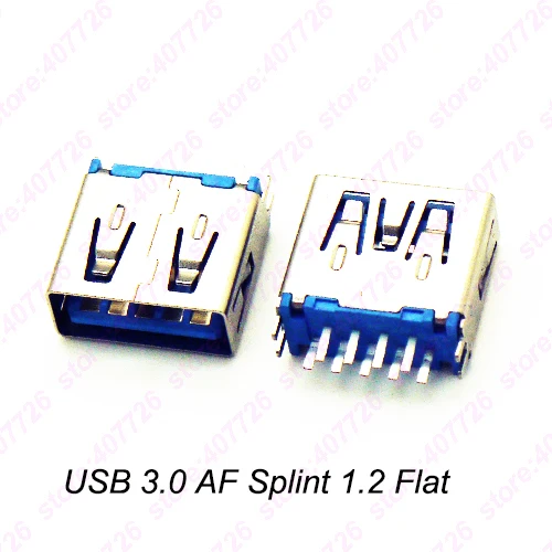 100PCS USB 3.0 AF Type High-Speed Socket Connector USB Jack 3.0 Female Jack Splint 1.2 Flat Mouth
100PCS USB 3.0 AF Type High-Speed Socket Connector USB Jack 3.0 Female Jack Splint 1.2 Flat Mouth