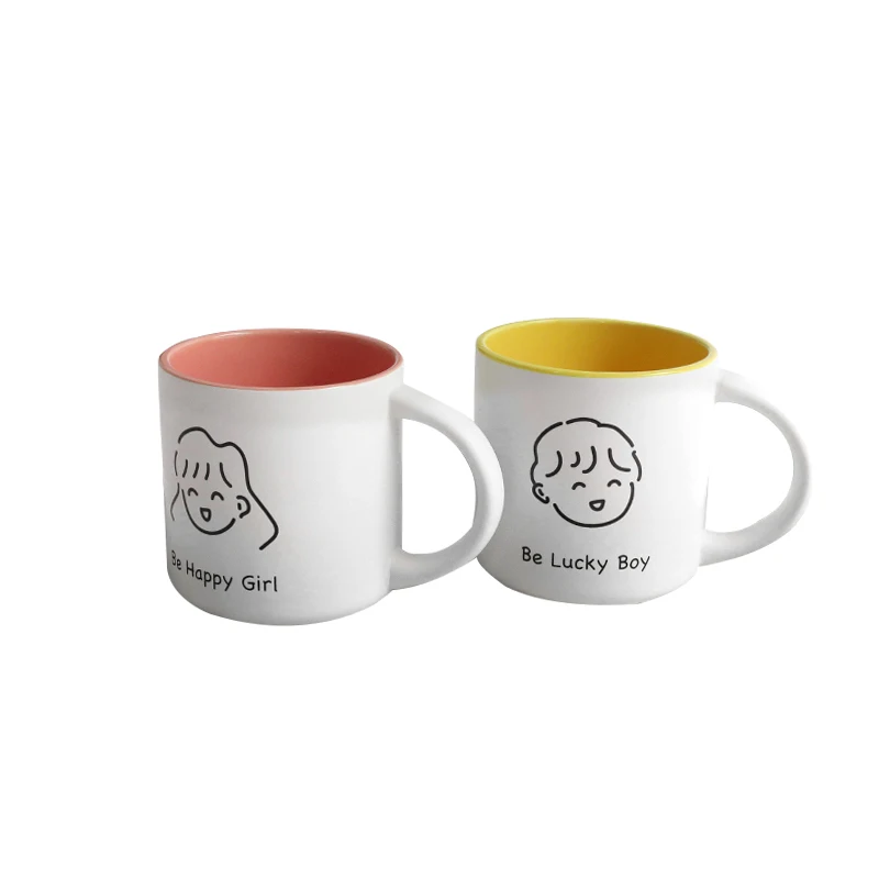 Male And Female Couple Mug Ceramic Coffee Cup Korean Cartoon Cute Student Tea Milk Latte Cup Creative Gift Drinkware
Male And Female Couple Mug Ceramic Coffee Cup Korean Cartoon Cute Student Tea Milk Latte Cup Creative Gift Drinkware