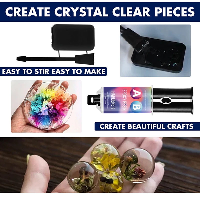DIY Resin Glue with A and B Types Heat Resistant Long Lasting Fast Drying Durable Long Lasting for Jewelery Art ADW889
DIY Resin Glue with A and B Types Heat Resistant Long Lasting Fast Drying Durable Long Lasting for Jewelery Art ADW889