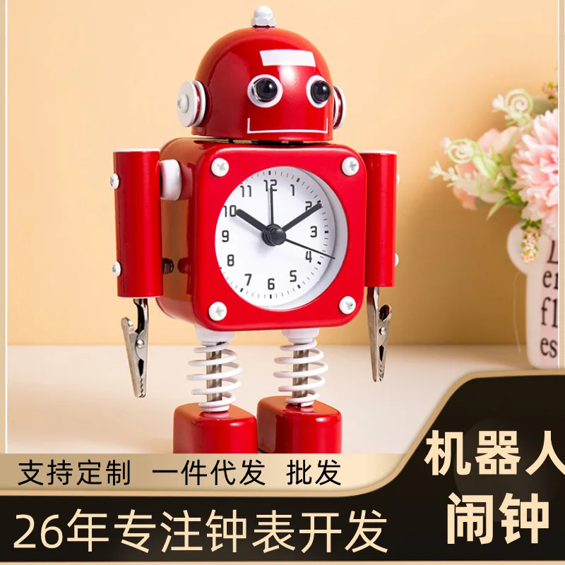 Roborts Creative Alarm Clock Cute Mini Metal Small Alarm Clock Home Bedside Cabinet Electronic Alarm Clock Multiicolors
Roborts Creative Alarm Clock Cute Mini Metal Small Alarm Clock Home Bedside Cabinet Electronic Alarm Clock Multiicolors