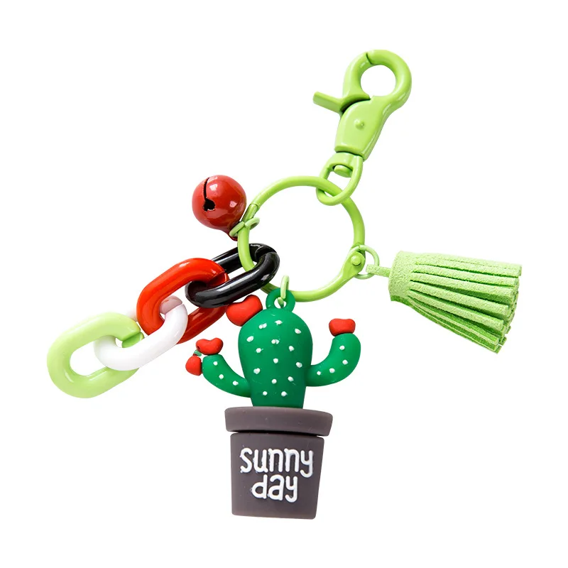 Simulation Green Plant Potted Keychain Silicone Succulent Cactus Key Chain Couple Bag Pendant
Simulation Green Plant Potted Keychain Silicone Succulent Cactus Key Chain Couple Bag Pendant