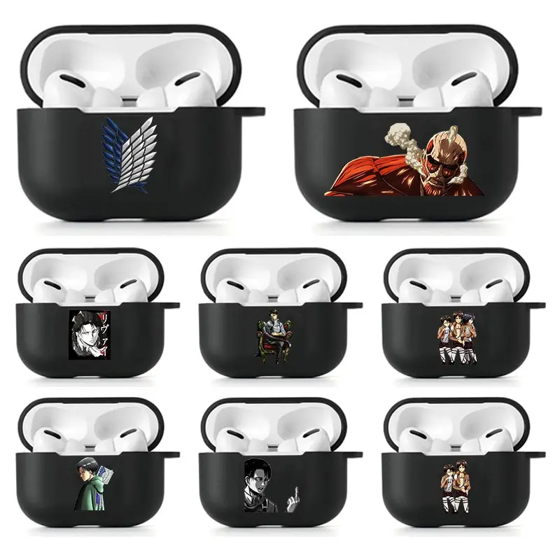 Earphone Case For Apple AirPods Pro Wireless Bluetooth Black Soft Protective Cover Attack On Titan
Earphone Case For Apple AirPods Pro Wireless Bluetooth Black Soft Protective Cover Attack On Titan