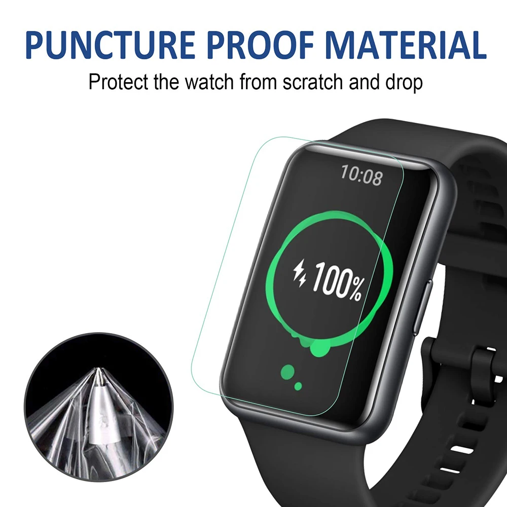 Защитная пленка на экран для Huawei Watch Fit & Honor Smart ES мягкая Гидрогелевая защитная
